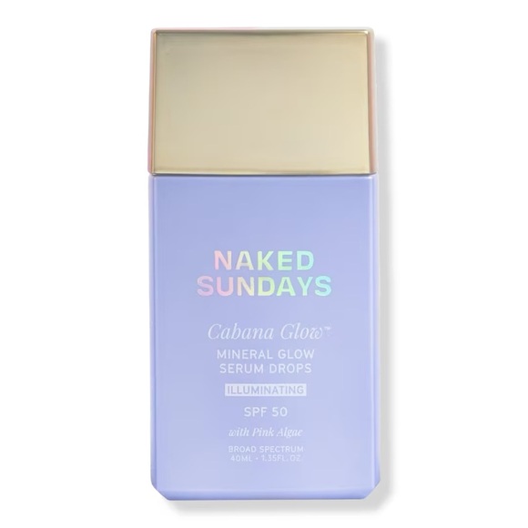 NWT Naked Sundays CabanaGlow Mineral Glow Drops SPF 50 Sunscreen - Picture 1 of 4